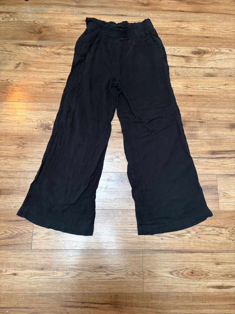 GAP Black Elastic Waist Casual Pants